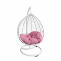 Plaza Children Swoon Pod Hanging Chair Swing, Pink PL2616153